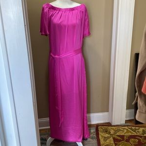 Trina Turk off the shoulder pink size Large